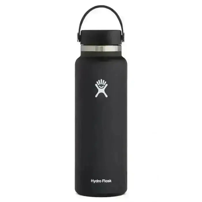 Hydro Flask 1.18L Wide Mouth Drink Bottle BLACK 