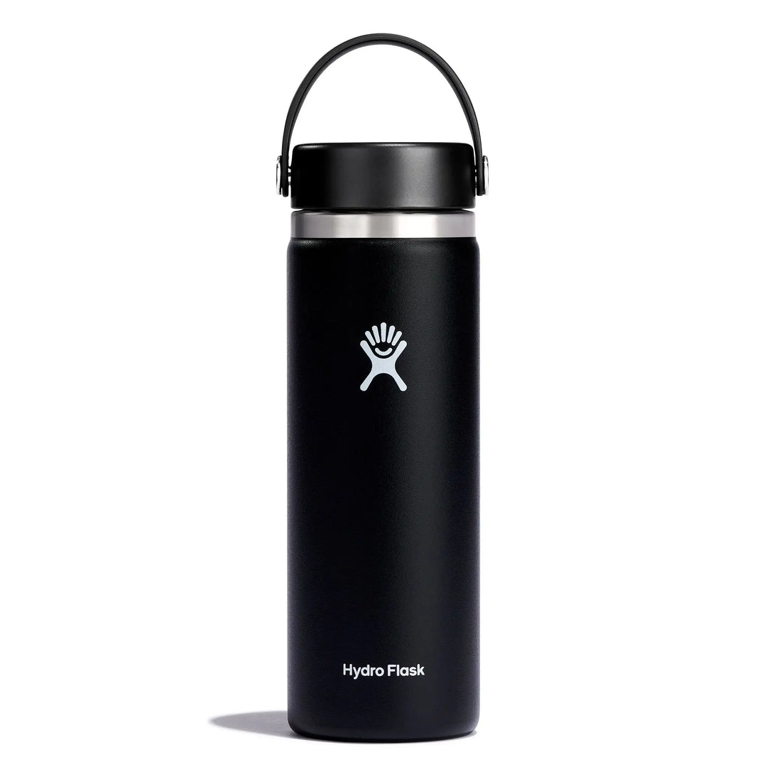 Hydro Flask 20oz (591ml) Wide Mouth Flex Cap Drink Bottle - Black Black 
