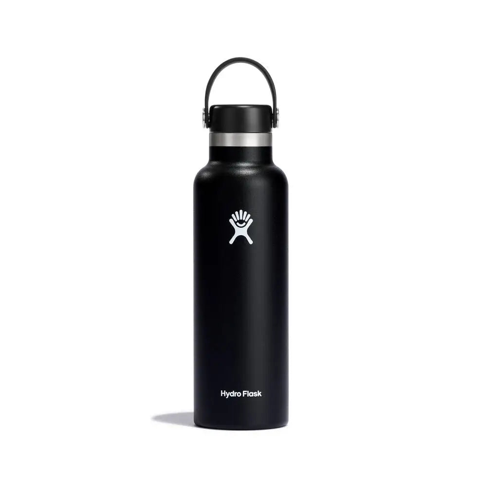 Hydro Flask 21oz (621ml) Standard Flex Cap Drink Bottle - Black Black 