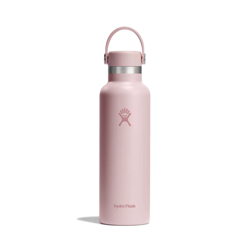 Hydro Flask 21oz (621ml) Standard Flex Straw Cap Drink Bottle -Trillium Pink
