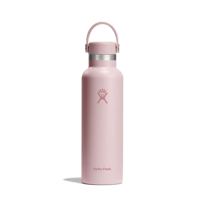Hydro Flask 21oz (621ml) Standard Flex Straw Cap Drink Bottle -Trillium Pink