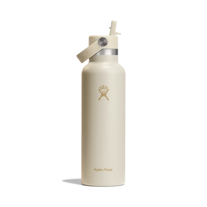 Hydro Flask 21oz (621ml) Standard Flex Straw Cap Drink Bottle - Coconut Beige