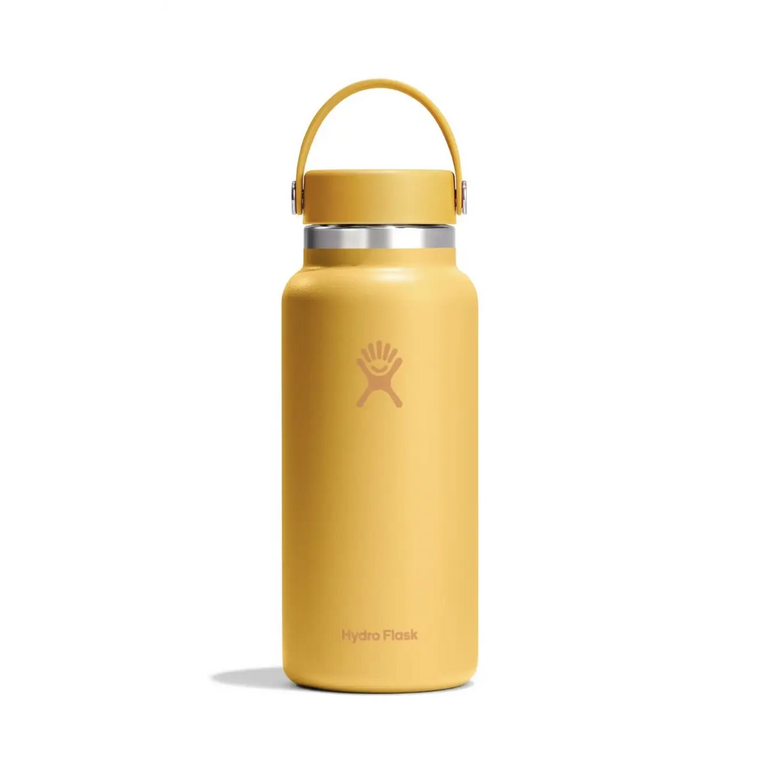 Hydro Flask 32oz (946ml) Wide Flex Cap Drink Bottle - Sunbeam Yellow 