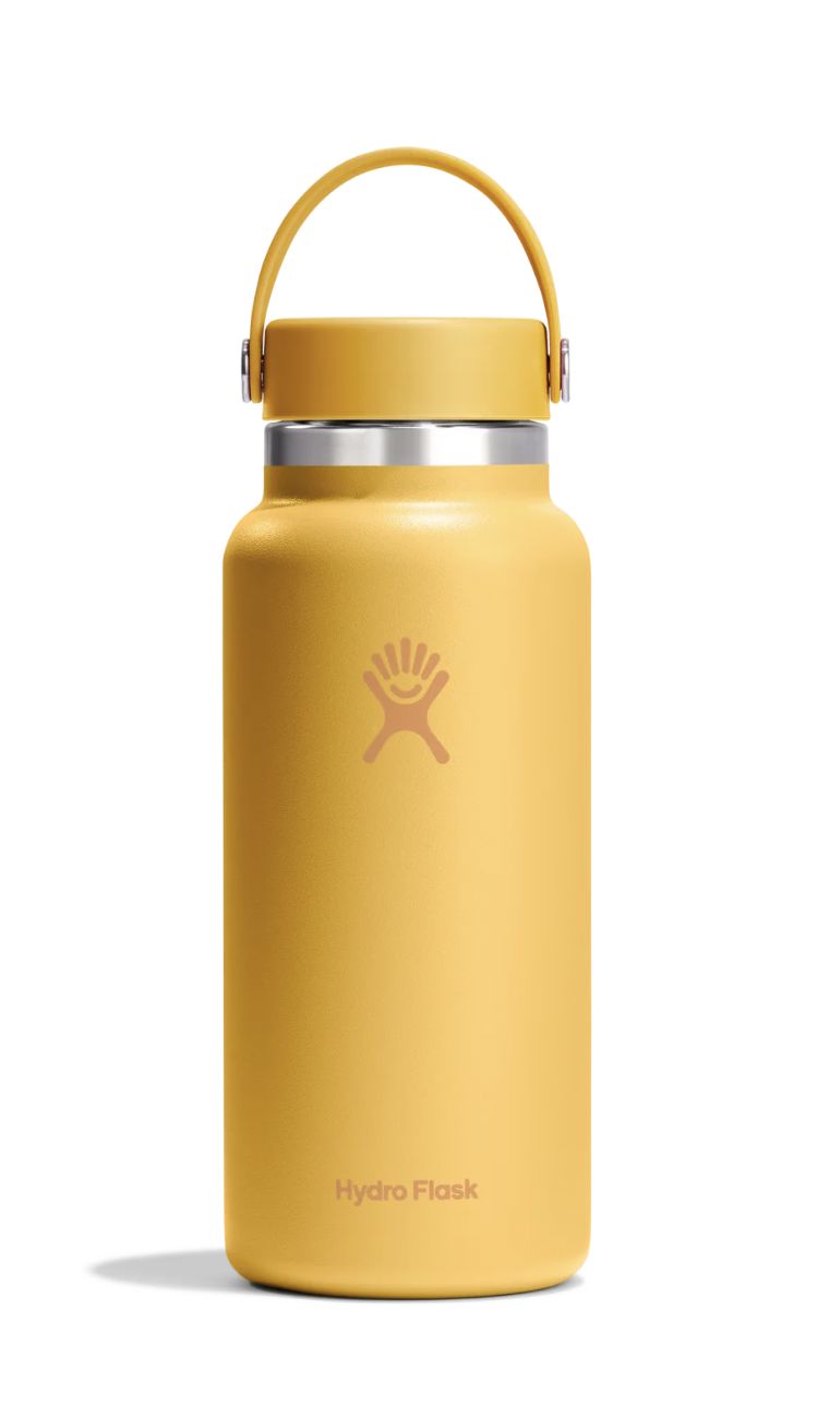 Hydro Flask 32oz (946ml) Wide Flex Cap Drink Bottle - Sunbeam Yellow 