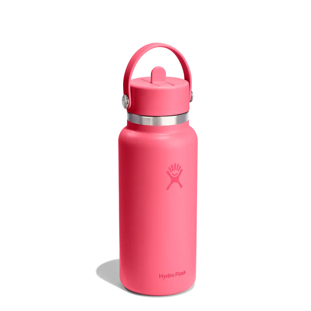 Hydro Flask 32oz (946ml) Wide Flex Straw Cap Drink Bottle - Popstar Pink