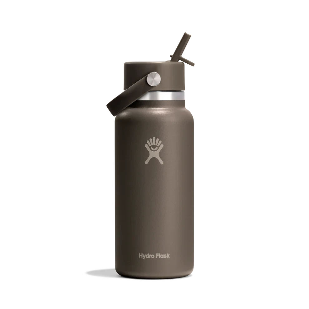 Hydro Flask 32oz (946ml) Wide Flex Straw Cap Drink Bottle - Sandpiper Brown 