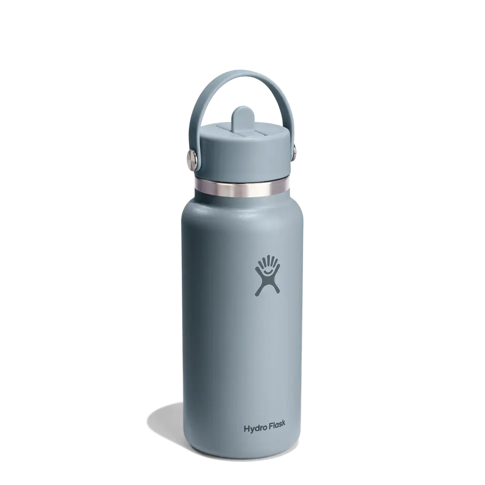 Hydro Flask 32oz (946ml) Wide Flex Straw Cap Drink Bottle - Shale Grey
