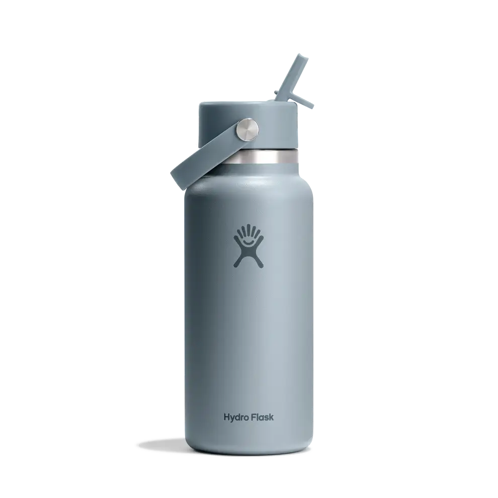 Hydro Flask 32oz (946ml) Wide Flex Straw Cap Drink Bottle - Shale Grey