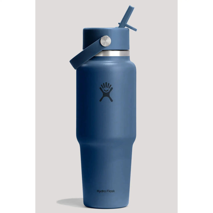 Hydro Flask 32oz (946ml) Wide Flex Straw Travel Bottle Tonal - Harbor Blue