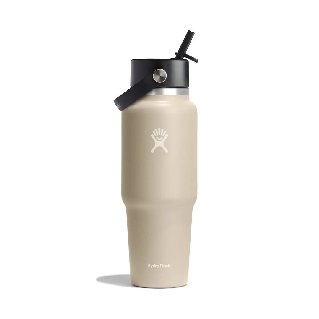 Hydro Flask 32oz (946ml) Wide Flex Straw Travel Bottle Tonal - Oat Natural 
