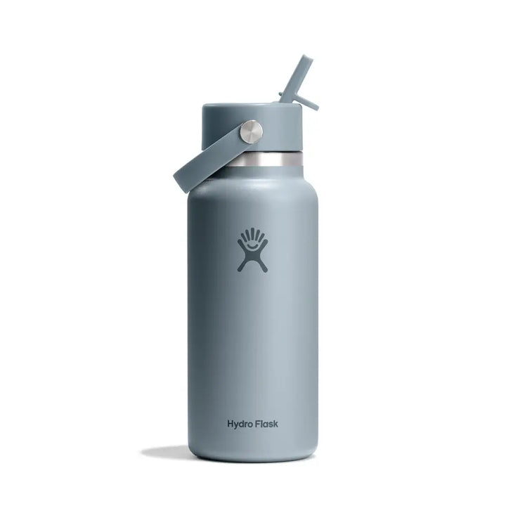 Hydro Flask 32oz (946ml) Wide Mouth Flex Straw Cap Drink Bottle - Shale Grey