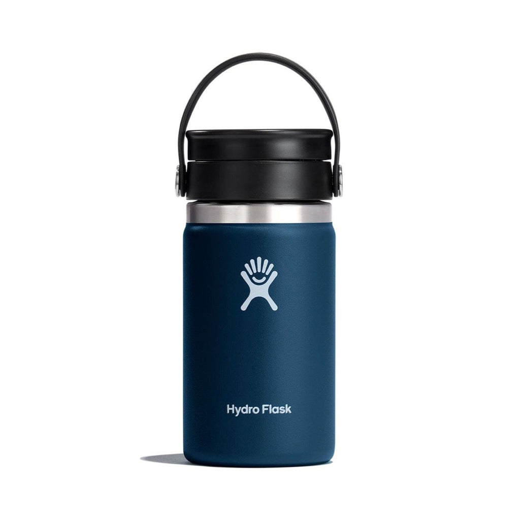 Hydro Flask 354mL Wide Mouth W/Flex Sip Lid Coffee Cup Indigo 