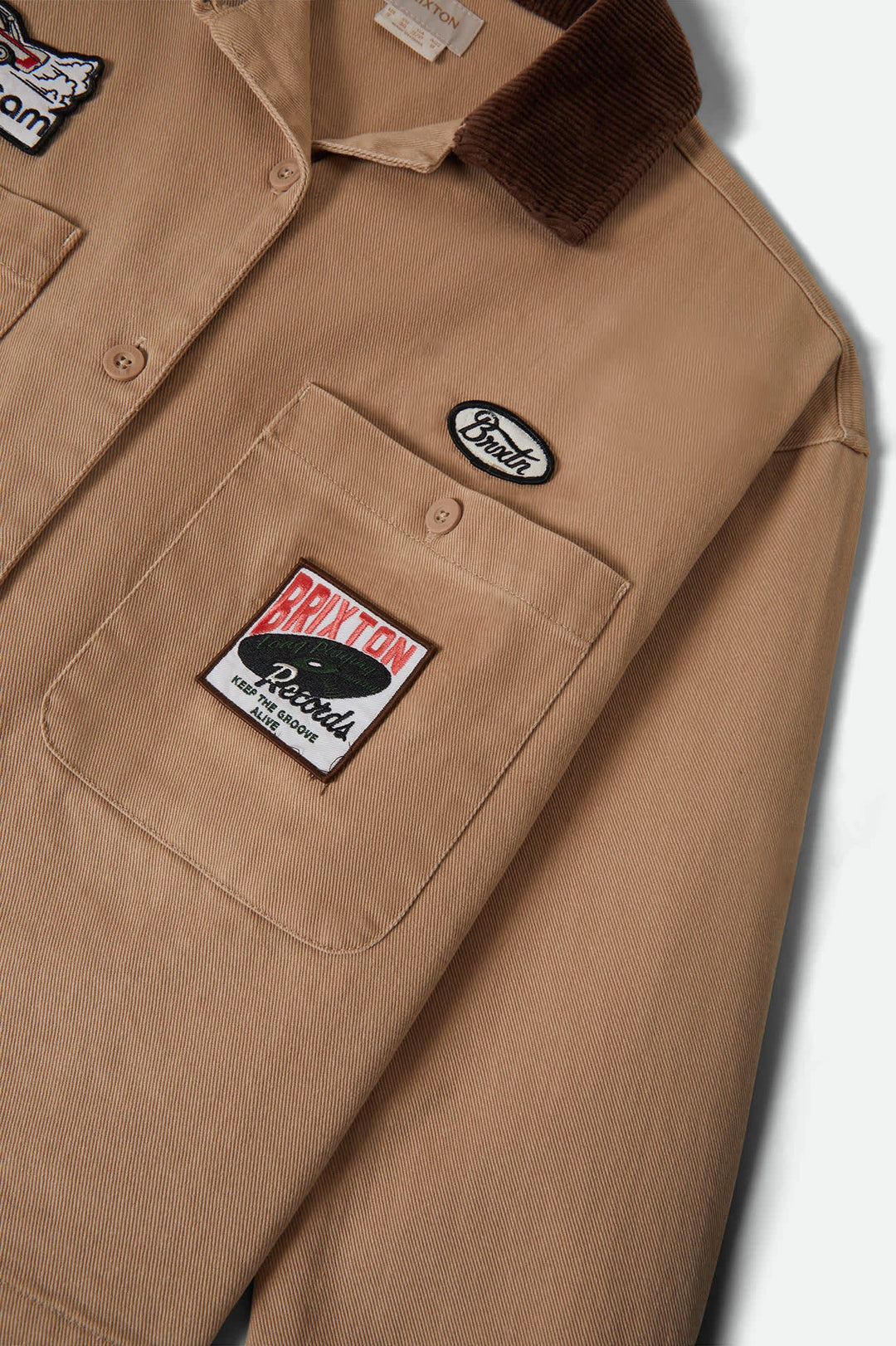 Brixton Utopia Patchwork Overshirt