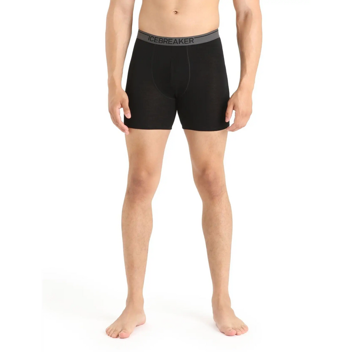 Icebreaker Anatomica Long Boxers Black S 