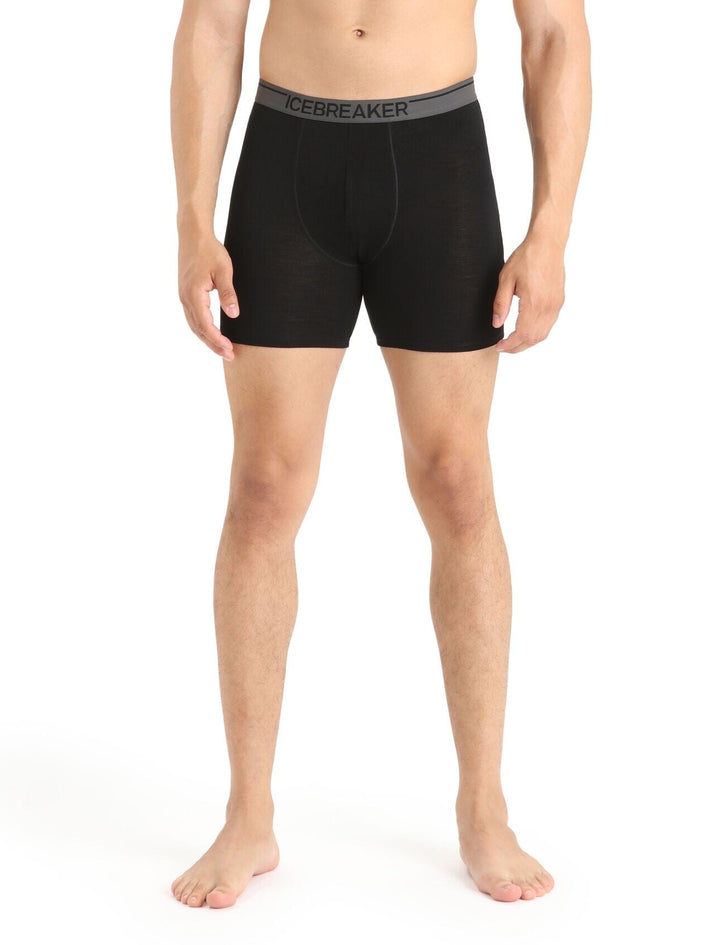 Icebreaker Anatomica Long Boxers Black S 