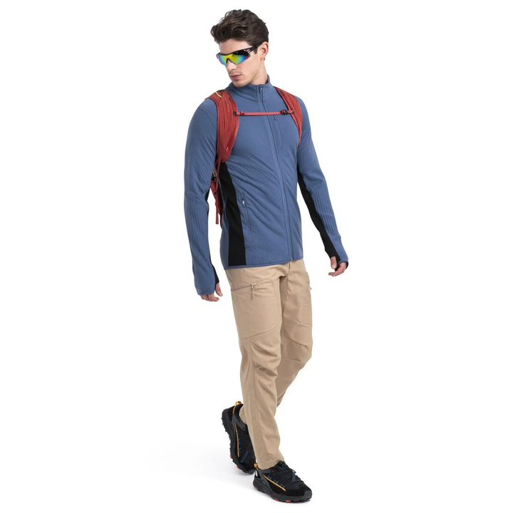 Icebreaker Descender Long Sleeve Zip Dawn / Black S 