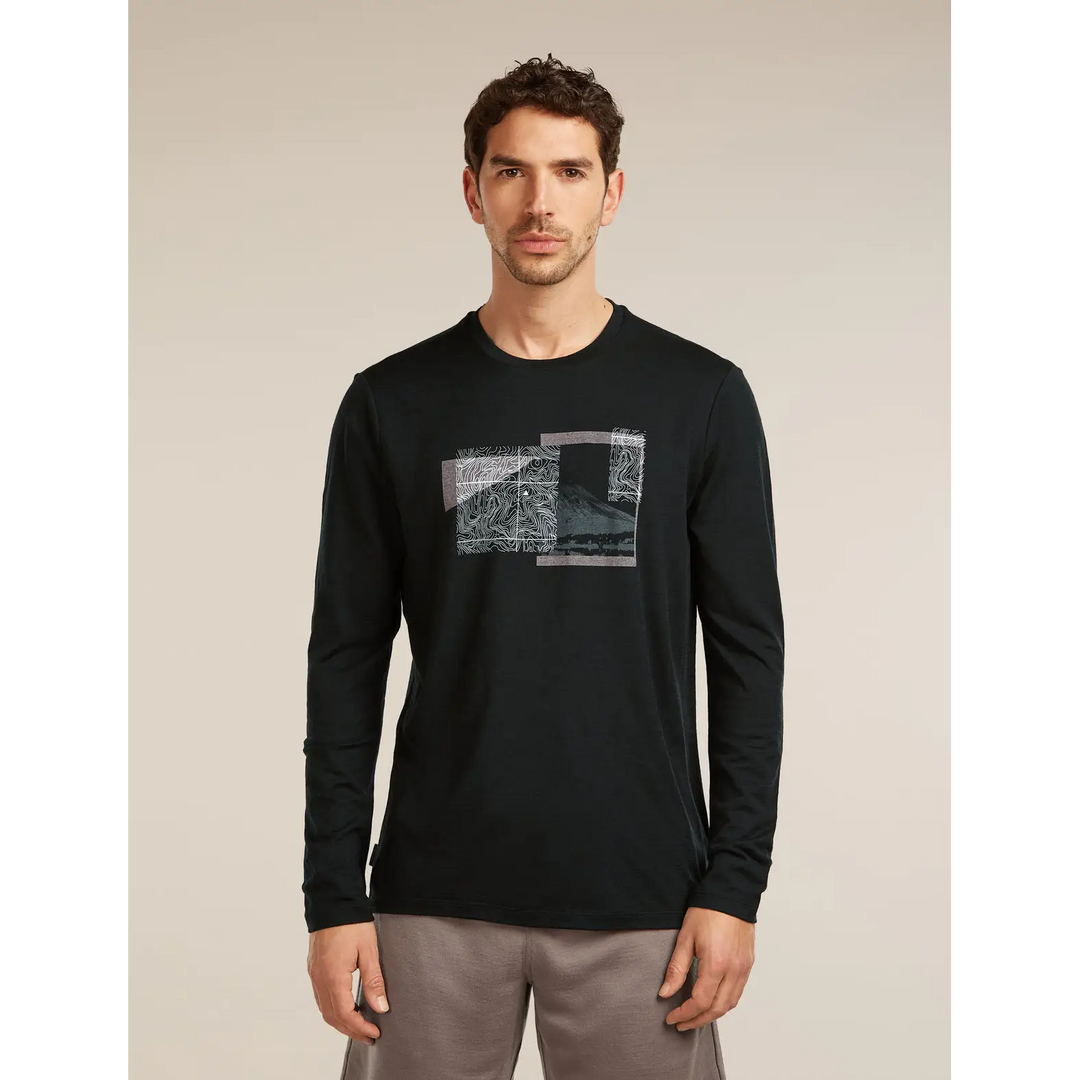 Icebreaker Merino 150 Tech Lite Long Sleeve T-Shirt Peak Balance