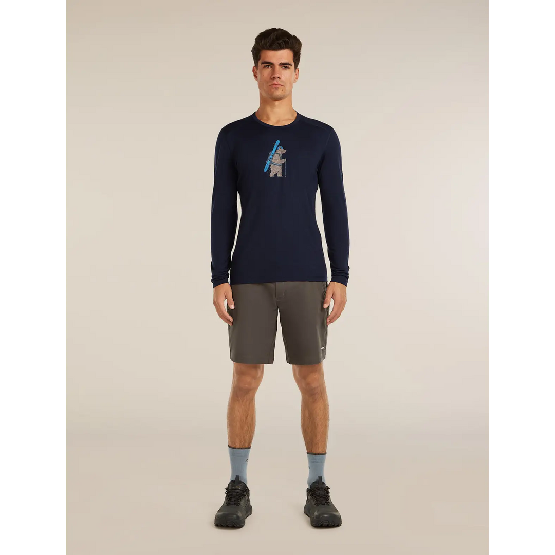 Icebreaker Merino 200 Oasis Long Sleeve Crew Bear Tour