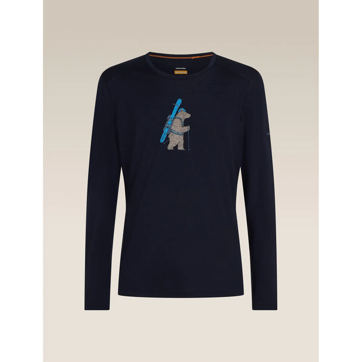 Icebreaker Merino 200 Oasis Long Sleeve Crew Bear Tour
