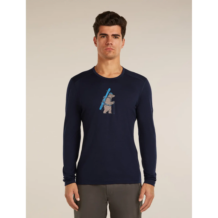 Icebreaker Merino 200 Oasis Long Sleeve Crew Bear Tour