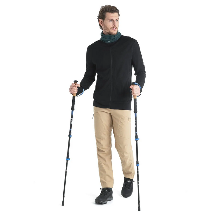 Icebreaker Merino 260 Quantum IV Long Sleeve Zip Hoodie Black S 