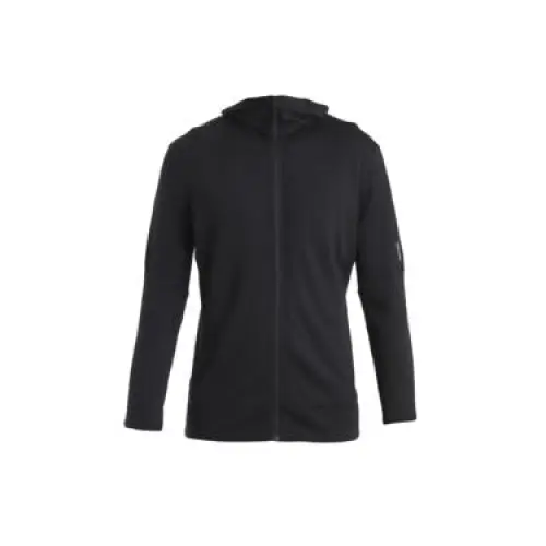 Icebreaker Merino 260 Quantum IV Long Sleeve Zip Hoodie Black S 