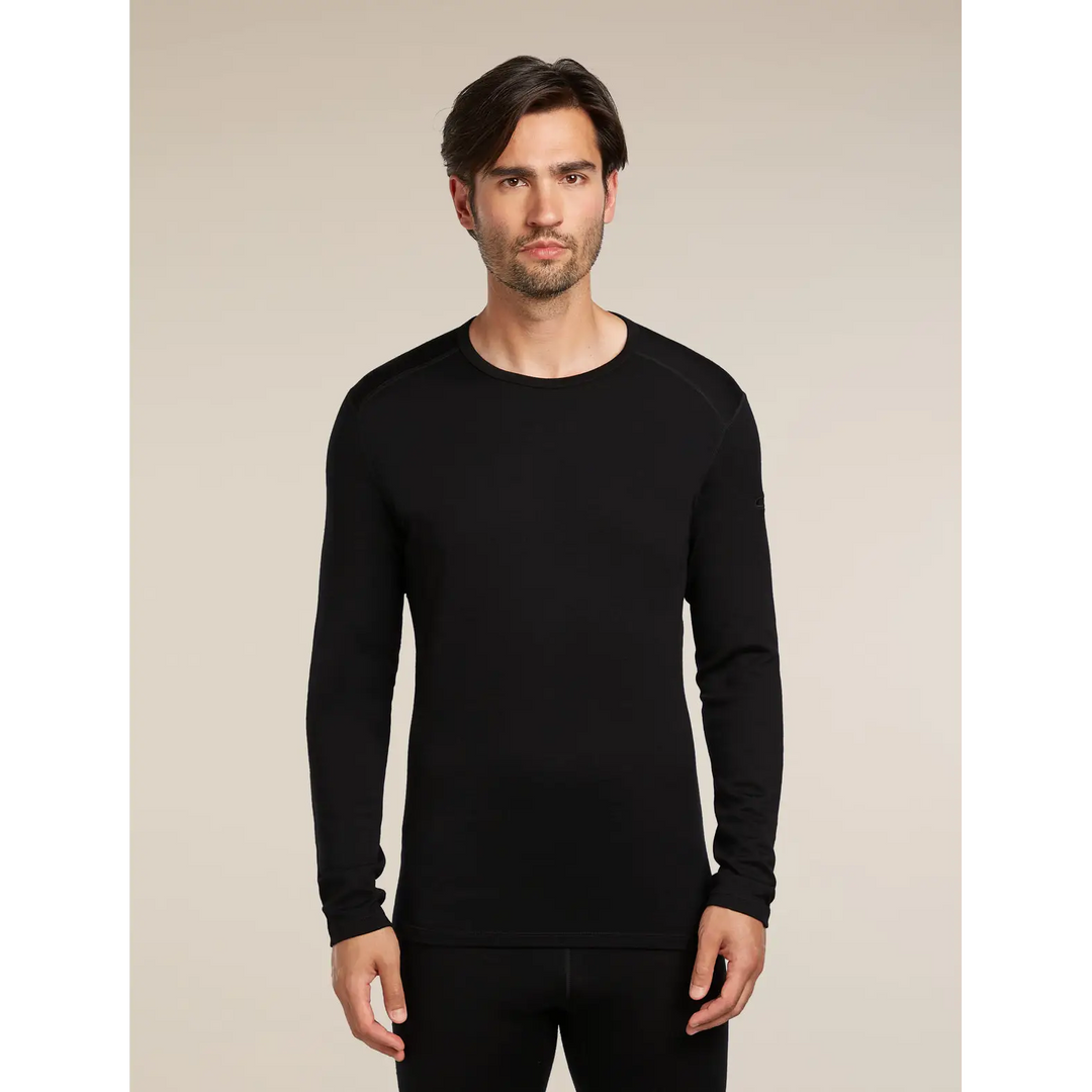 Icebreaker Merino 260 Tech Long Sleeve Crew - Black / S
