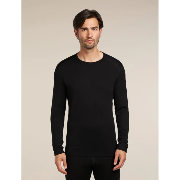 Icebreaker Merino 260 Tech Long Sleeve Crew - Black / S
