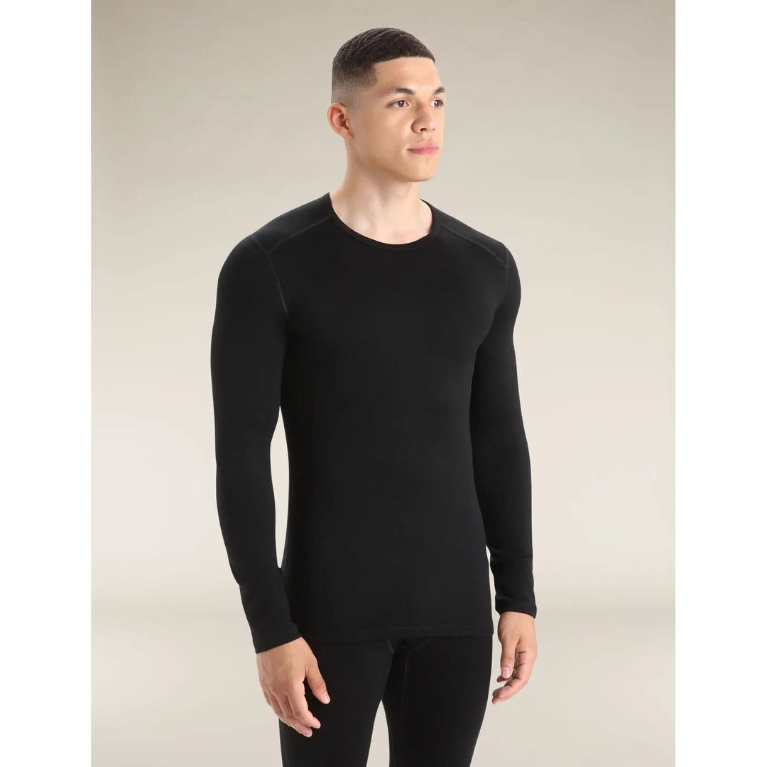Icebreaker Merino 260 Tech Long Sleeve Crewe Black S 