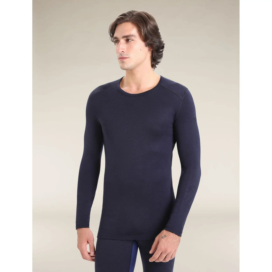 Icebreaker Merino 260 Tech Long Sleeve Crewe Midnight Navy S 