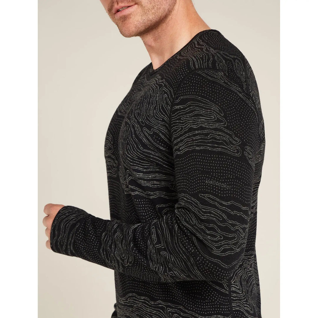 Icebreaker Merino 260 Vertex Long Sleeve Crewe Snow Guide 