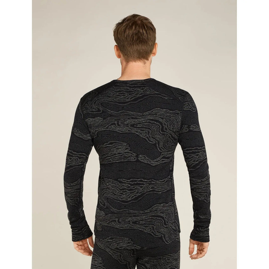 Icebreaker Merino 260 Vertex Long Sleeve Crewe Snow Guide 