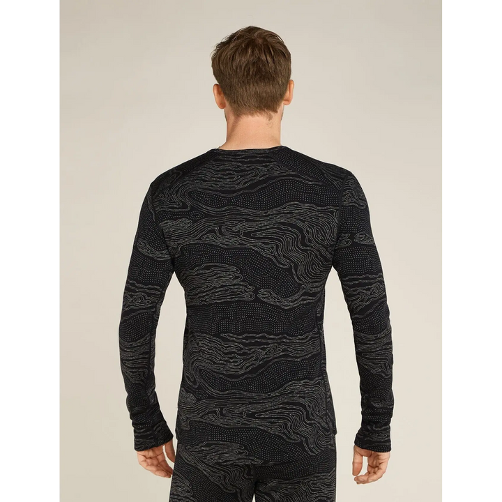 Icebreaker Merino 260 Vertex Long Sleeve Crewe Snow Guide 