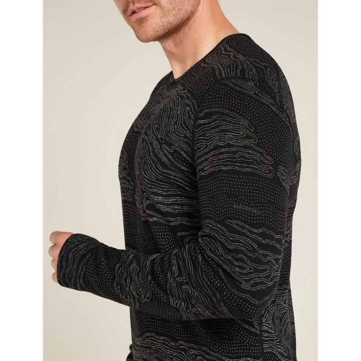 Icebreaker Merino 260 Vertex Long Sleeve Crewe Snow Guide 