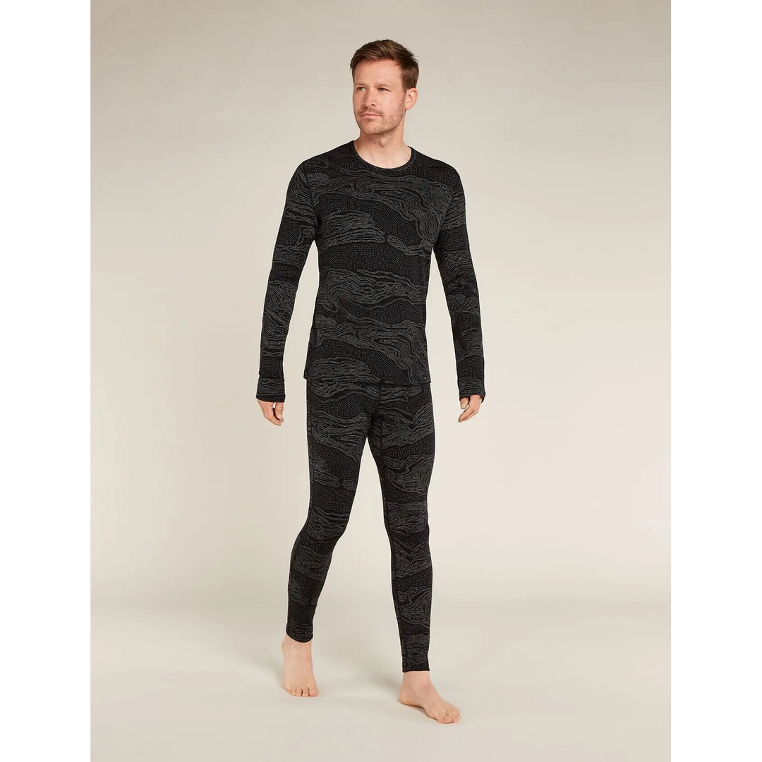 Icebreaker Merino 260 Vertex Long Sleeve Crewe Snow Guide 