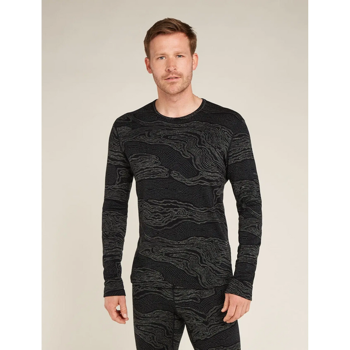 Icebreaker Merino 260 Vertex Long Sleeve Crewe Snow Guide 