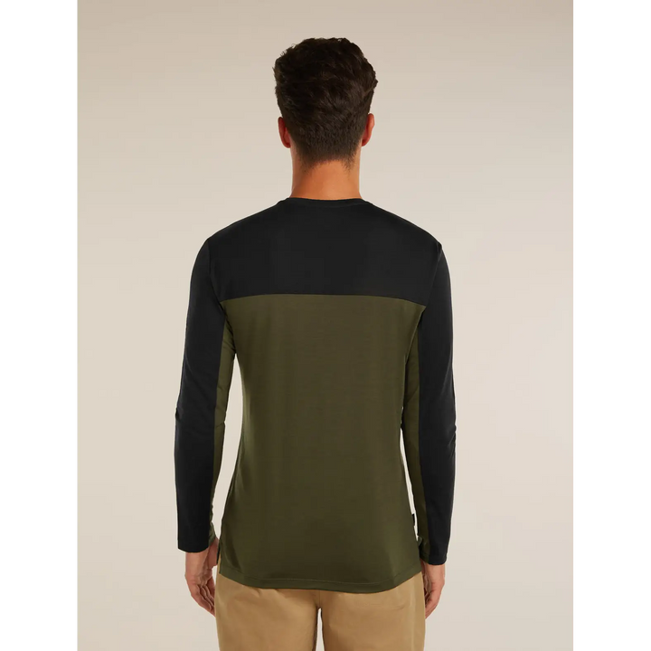 Icebreaker Merino Blend 125 Cool-Lite Sphere Long Sleeve T-Shirt Colour Block
