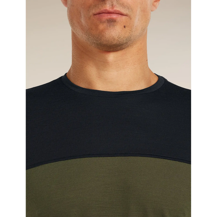 Icebreaker Merino Blend 125 Cool-Lite Sphere Long Sleeve T-Shirt Colour Block