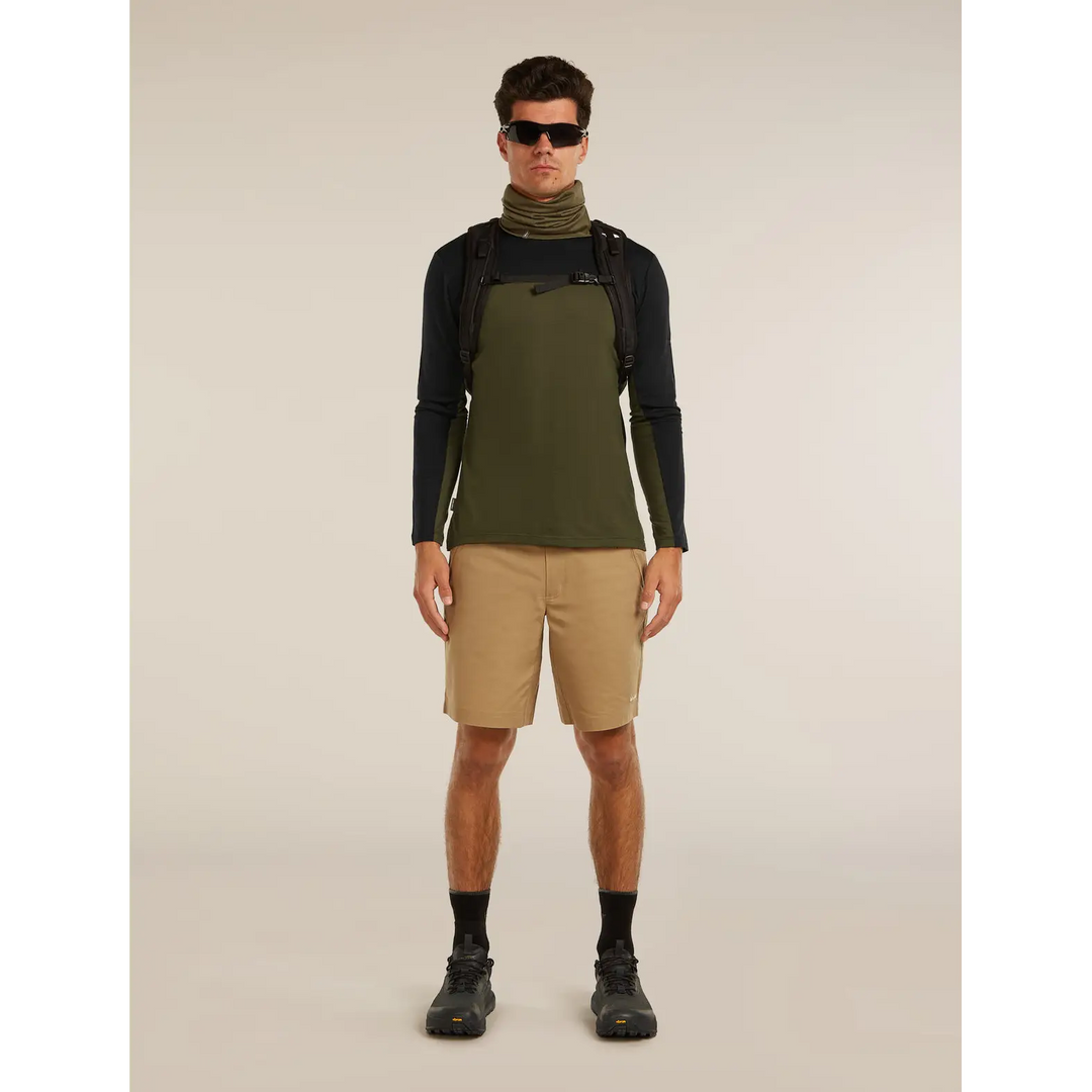 Icebreaker Merino Blend 125 Cool-Lite Sphere Long Sleeve T-Shirt Colour Block