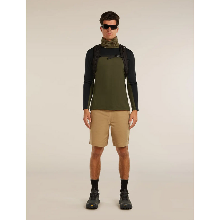 Icebreaker Merino Blend 125 Cool-Lite Sphere Long Sleeve T-Shirt Colour Block