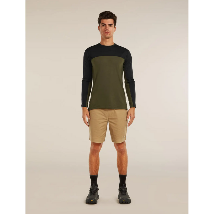 Icebreaker Merino Blend 125 Cool-Lite Sphere Long Sleeve T-Shirt Colour Block