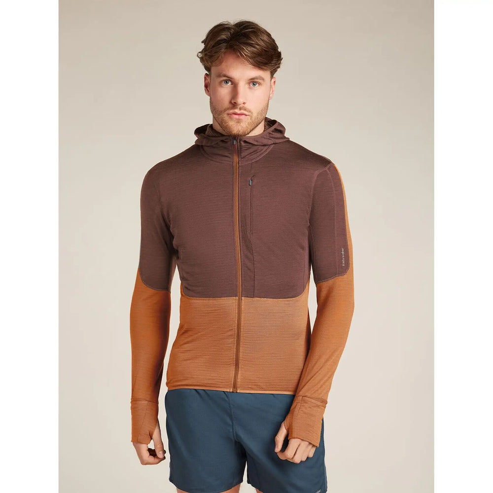 Icebreaker Merino Blend 200 Realfleece Descender Long Sleeve Zip Hoodie 