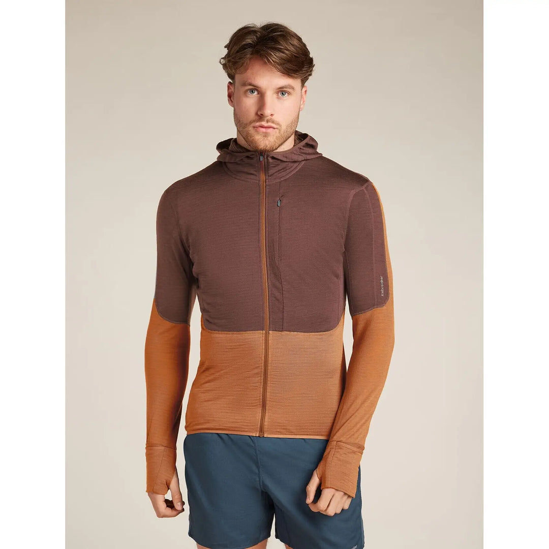 Icebreaker Merino Blend 200 Realfleece Descender Long Sleeve Zip Hoodie 