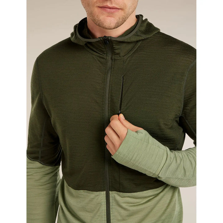 Icebreaker Merino Blend 200 RealFleece Descender Long Sleeve Zip Hoodie