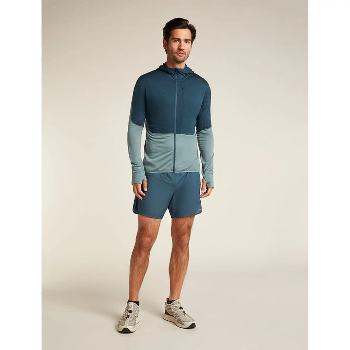 Icebreaker Merino Blend 200 Realfleece Descender Long Sleeve Zip Hoodie 