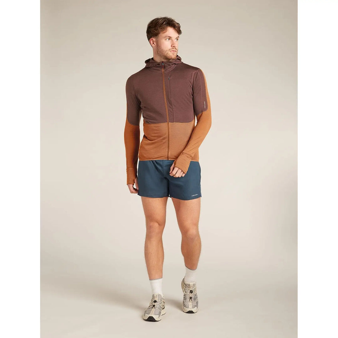 Icebreaker Merino Blend 200 Realfleece Descender Long Sleeve Zip Hoodie 