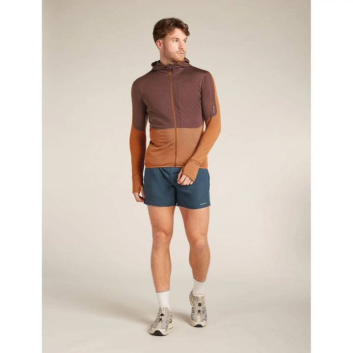 Icebreaker Merino Blend 200 Realfleece Descender Long Sleeve Zip Hoodie 