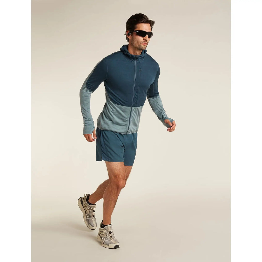 Icebreaker Merino Blend 200 Realfleece Descender Long Sleeve Zip Hoodie 