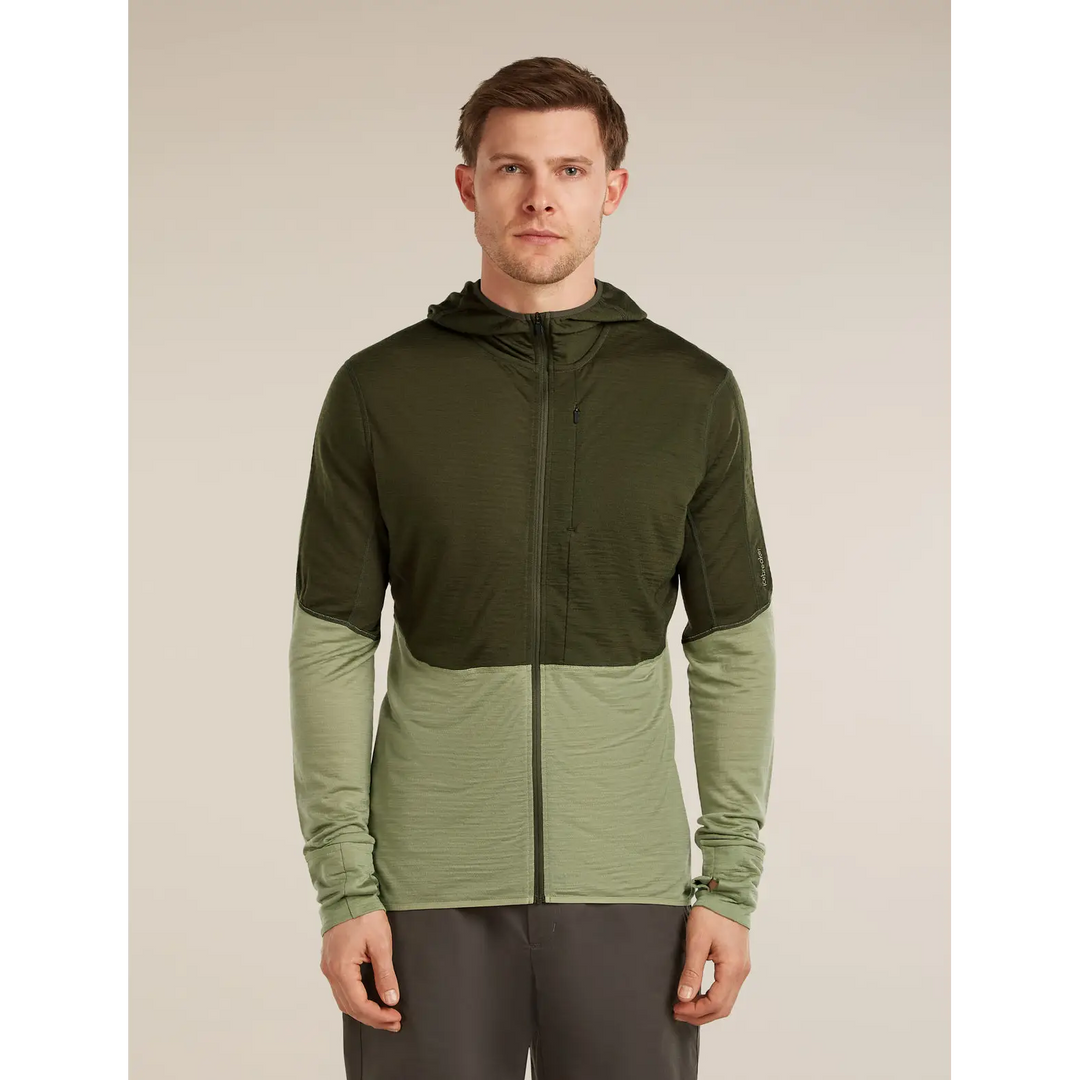 Icebreaker Merino Blend 200 RealFleece Descender Long Sleeve Zip Hoodie