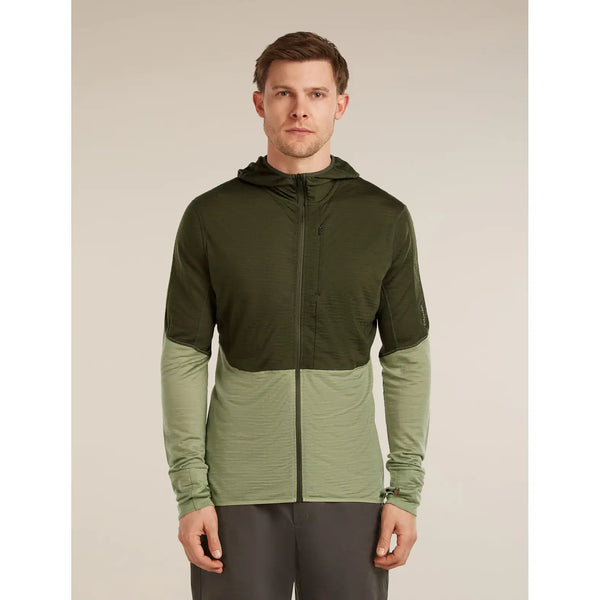Icebreaker Merino Blend 200 RealFleece Descender Long Sleeve Zip Hoodie